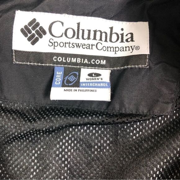 Columbia Core Interchange Black Gray Hoodie Jacket - Picture 3 of 16